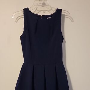 Closet Designed And Made In LONDON Navy Blue Midi Dress